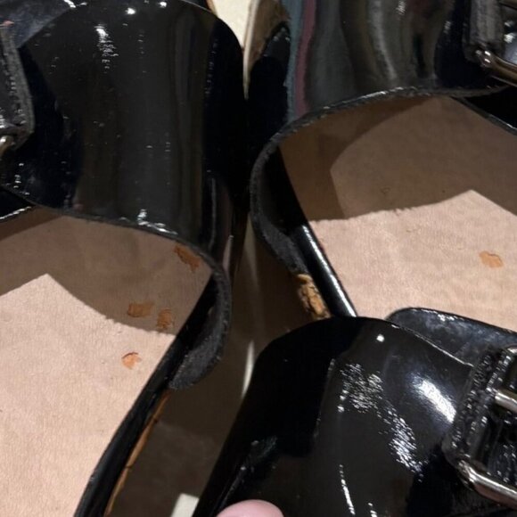 Bucco Capensis Black Platform Open Toe Sandals Size 10 - Picture 5 of 14